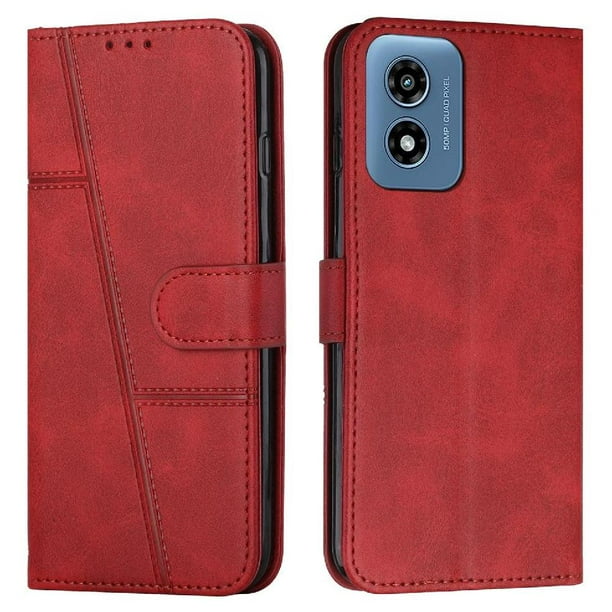 Funda Flip para FOXDOCK Motorola Moto G04/G24 – Carcasa delgada y resistente a impactos con soporte para uso diario y profesional