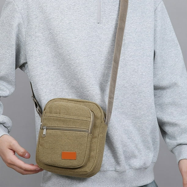 Mochila de espalda impermeable bolsa de pecho hombre, bolsa de deporte al aire libre, bolsa de mensajería multifuncional, resistente al agua, ajustable, portátil, material de cuero