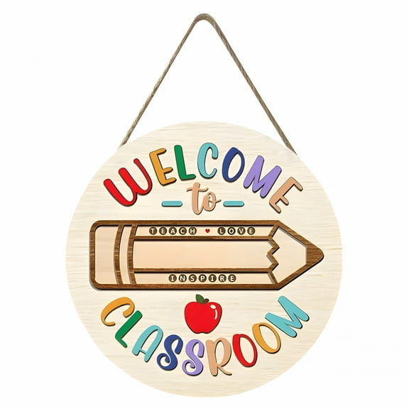 LAMIRO Back to School,Personalized Teacher Signs for Classroom,Teacher Door Signs,Teacher Name Sign for Classroom Door,Back to School Welcome Door Sign Decorations for Teachers Elementary