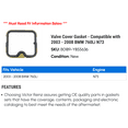 thumbnail image 2 of Valve Cover Gasket - Compatible with 2003 - 2008 BMW 760Li N73 2004 2005 2006 2007, 2 of 2
