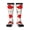 2 Black-1, variant on Women's Knee High Socks Retro Canada Flag Country Outdoor Casual Tube Socks