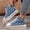 Blue, variant on Women's High Top Fashion Sneakers with Rhinestones & Sequins- Thick Anti Slip Sole-Breathable Lining Casual Shoes(Black, 6)