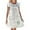 White, variant on Girls Summer Nightgown Cute Ocean Print Short Sleeve Loungewear Comfortable Kids Pajama Dress For Toddler Age 3 10