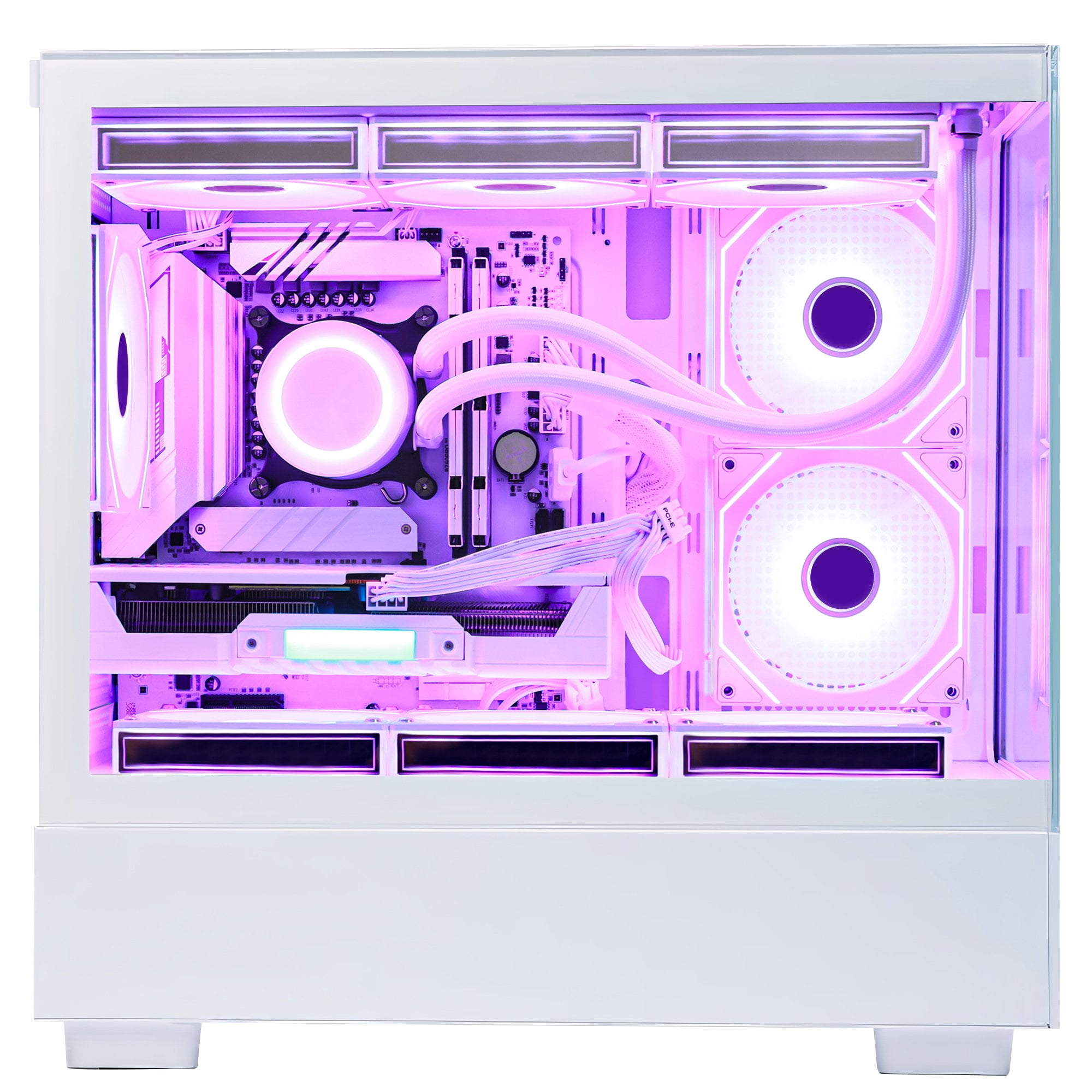 Hoengager Sunshine RTX 5070 12GB Gaming PC Desktop Intel Core i5-12600KF 32GB DDR5 RAM 1TB PCIe and 1TB SATA SSD Windows 11 -RGB Prebuilt Computer