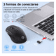 thumbnail image 3 of Mouse Inalámbrico Wünd  Bluetooth Recargable Ergonomía 2.4g 3modos, 3 of 4