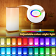 thumbnail image 1 of Lámpara de noche táctil con control remoto, lámpara de mesa Pat, lámpara de noche para dormitorio, lámpara de ambiente colorido creativo, 1 of 4