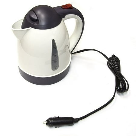 ALEKO CARKT12V Portable Travel Hot Pot Electric Car Kettle 12V DC Coffee Tea Espresso