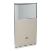 OFM RiZe Series Model PG4725 47" x 25" Vinyl Panel with Polycarbonate, Beige with Gray Frame
