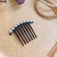 thumbnail image 4 of 5 Pcs Peignes Latéraux en Perles Accessoires pour Cheveux, 4 of 9