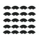 thumbnail image 5 of 20 hojas de papel en forma de abanico para dibujar y manualidades escolares. Negro, 5 of 9