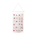 thumbnail image 1 of Calendario de Adviento de Navidad con 24 bonitos patrones navideños, bolsillos, bolsa para colgar, calendario de Adviento vacío rellenable para pared, 1 of 9