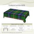 thumbnail image 6 of Rectangle Table Cloth, Scottish Clan Jones Tartan Plaid Resistant Washable Tablecloth Decorative Table Cover for Dining, Indoor and Outdoor, 6 of 6