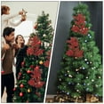 thumbnail image 2 of OULII 6Pcs Artificial Green Branches Glitter Powder for Home Decoration and Parties, 2 of 7