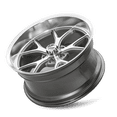 thumbnail image 3 of 18x9.5 Ridler 661 Gloss Grey With Diamond Cut Face and Lip Wheel 5x4.75 (0mm), 3 of 3