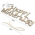 thumbnail image 3 of VerPetridure Happy Mother's Day Wooden Hanging Plaque Sign for Mother's Day Presents Gifts Decorations Ornaments Mother's Day Gift, 3 of 9