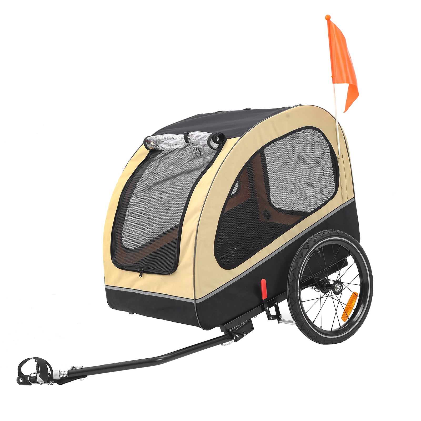 Dog Trailer, Dog Buggy, Bicycle Trailer Medium Foldable for Small and