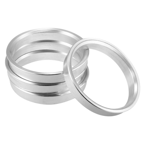 Unique Bargains 4pcs OD 63.4mm to ID 57.1mm Aluminum Alloy Vehicle Hub Centric Rings Wheel Bore Center Spacer