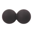 thumbnail image 1 of Champion Sports - Pelota de masaje de cacahuete, 2.5 pulgadas, goma negra, bolas de rodillo de tela  multicolor, 1 of 4