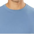 thumbnail image 2 of Kirkland Signature Men's Short Sleeve Peruvian Pima Cotton T-Shirts (Light Blue, Small), 2 of 3