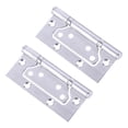thumbnail image 4 of 2pcs Stainless Steel Face Frame Mounting Furniture Hinges Spring Hinges for Kitchen Cabinet Door Furniture (4 Inch), 4 of 8