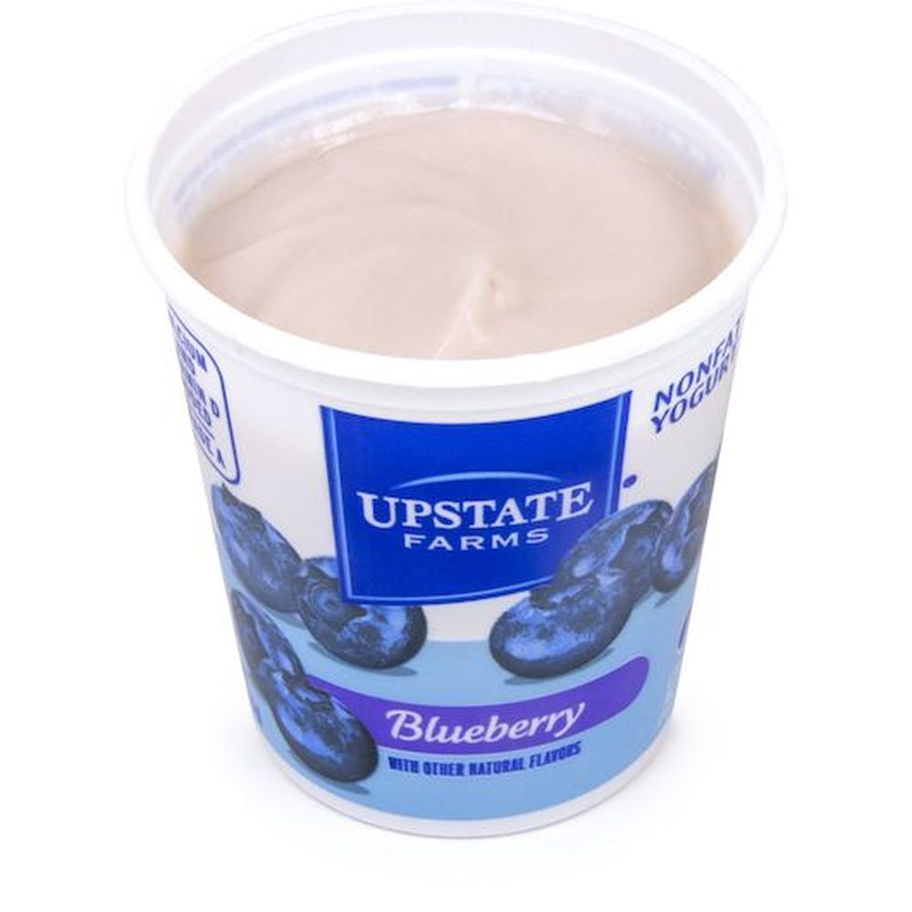 Upstate Farms Nonfat Blueberry Blended Yogurt, 8 Ounce -- 12 per Case.