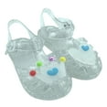 thumbnail image 2 of Travelwant Toddler Girls Jelly Sandals Rubber Sole Closed Toe Princess Flat Summer Shoes, 2 of 7