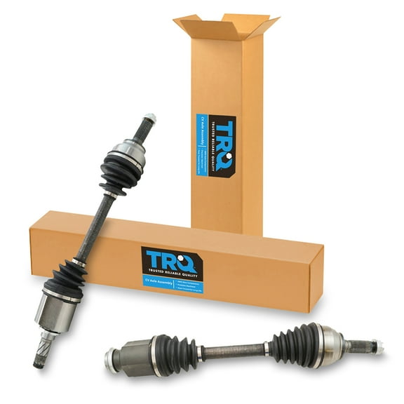TRQ New Front CV Axle Drive Shaft Assembly Kit Pair Set of 2 for Mazda 3 CSA72949