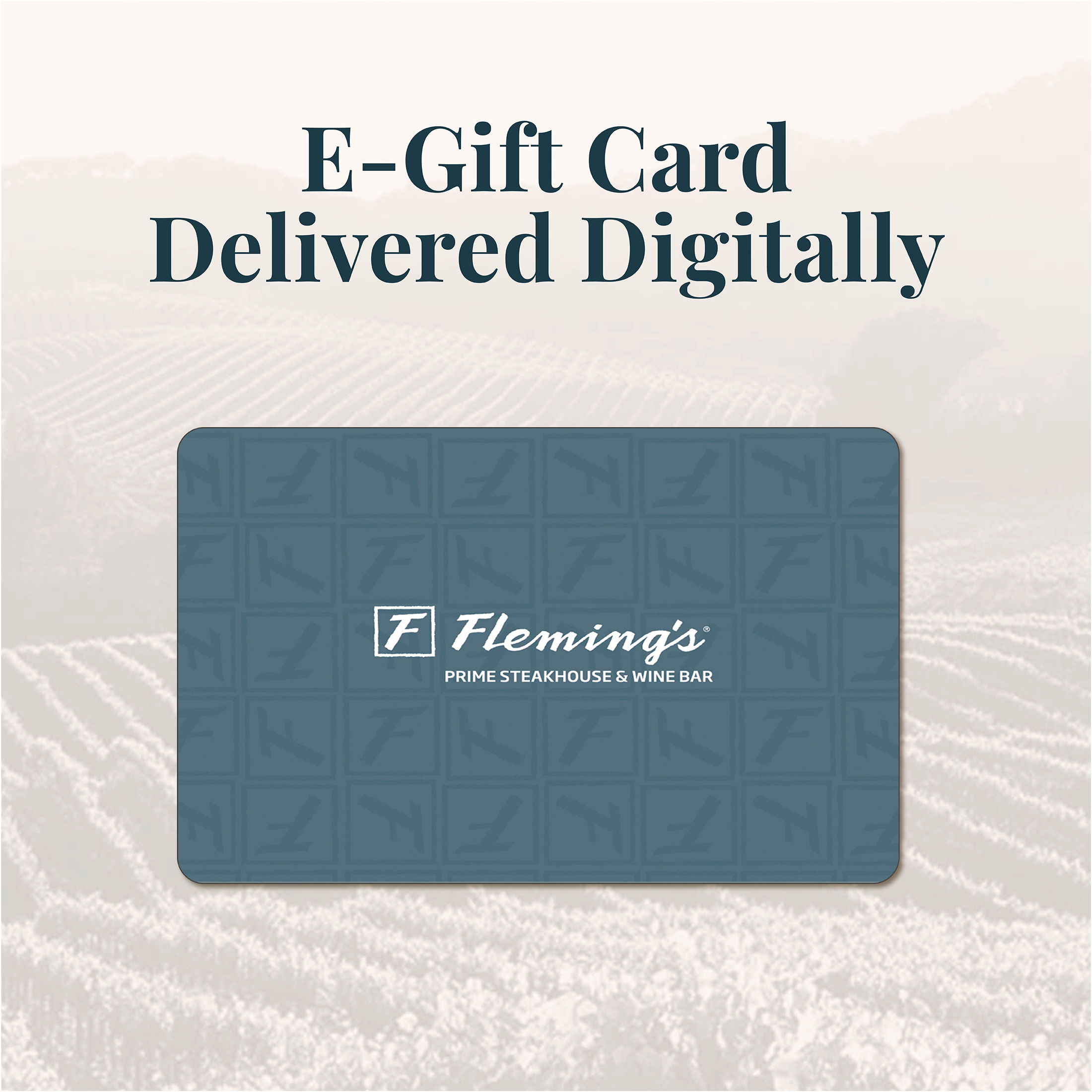 Fleming’s Prime Steakhouse & Wine Bar eGift Card [Email Delivery]