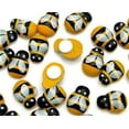 thumbnail image 3 of Bumble Bee Wood Flatback Scrapbook Craft Sprng Easter Ornament Crafts Sponge Sticker (1" - 100 pcs), 3 of 6
