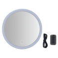 thumbnail image 2 of 20X Lighted Magnifying Makeup Mirror with 3 Color LED Vanity Mirror, Stepless Dimming, Suction Cups, Foldable Stand for Bathroom, Specifically Designed for Tasks, 2 of 7