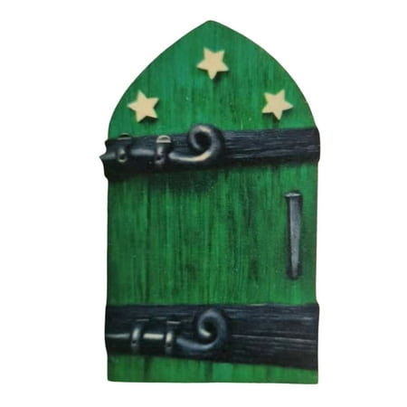 

Hot Sale Fairy Door Decoration Ornaments Wooden Fairy Tree Door Decoration
