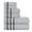 Light Grey, variant on MyOwn Ultra Soft 6 Pack Cotton Towel Set, Contains 2 Bath Towels 28x55 inch, 2 Hand Towels 16x24 inch & 2 Wash Coths 12x12 inch, Ideal Everyday use, Compact & Lightweight - Charcoal Grey
