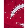 thumbnail image 7 of Alvivi Kids Girls Rhinestone Sleeveless Figure Ice Skating Dress Lyrical Dance Gymnastics Leotard Burgundy 12, 7 of 7