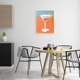 thumbnail image 3 of Stupell Industries Modern Cocktail on Blocked Hues White Framed Giclee Art, 24 x 30, by Susan Jill, 3 of 7