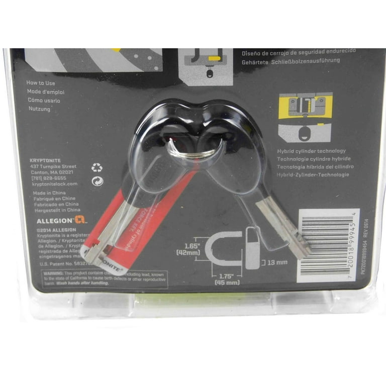 Kryptonite Kryptolok Series 2 Disc Lock Fluo/Black (720018