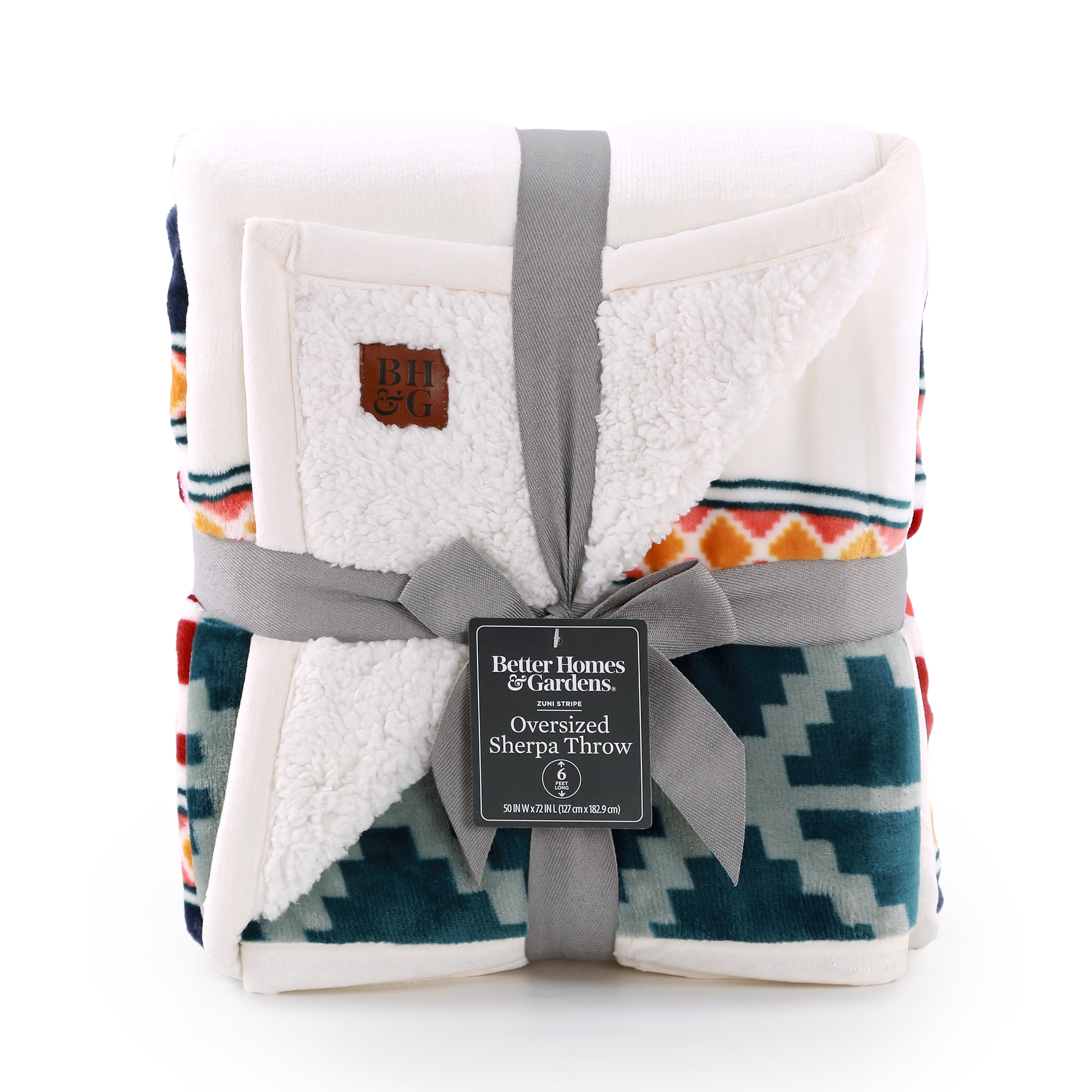 Better homes and gardens sherpa throw sale