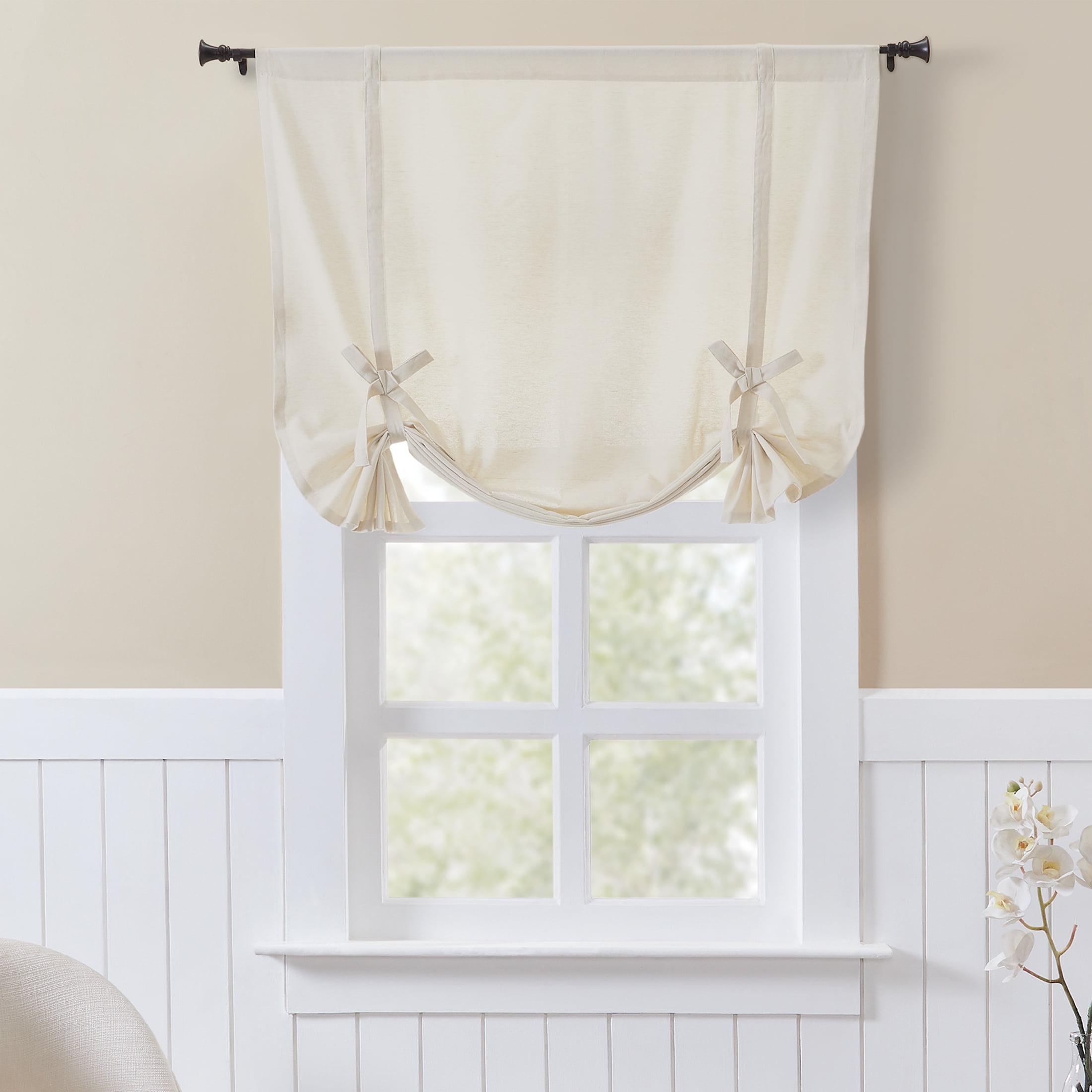 My Texas House Marli Light Filtering Adjustable Balloon Shade, 42" x 63