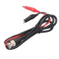 thumbnail image 3 of 100cm BNC to Alligator Clips Test Lead Set Oscilloscope Test Probe Leads Test Cable Lead Electrical Crocodile Clamp, 3 of 8
