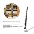 thumbnail image 3 of Mini Clarinet Model, Exquisite Handcrafted Musical Instrument Ornaments with true Design, 16cm Decorative Display Collectible Figurine for Music Lovers, Home Office Decoration, 3 of 7