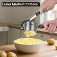 thumbnail image 5 of FANGNISN Stainless Steel Potato Ricer, 15oz Potato Masher Kitchen Tool, Ergonomic Non-Slip Grip, 5 of 6