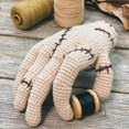 thumbnail image 3 of Wednesday Addams Family Hand Dog Chew Plush Toy, 3 of 5