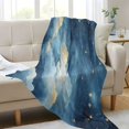 thumbnail image 6 of Wobogo Nice Starry Sky Flannel Blanket Fluorescent Effect in The Dark Four Seasons of Comfortable and Soft Skin Friendly Sheet 70×55in, 6 of 8
