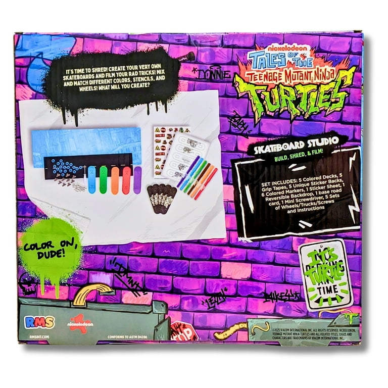 Tales of The Teenage Mutant Ninja Turtles Skateboard Studio, Build