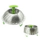 thumbnail image 4 of Cesta de vapor plegable de acero inoxidable para verduras, pescado y mariscos, 4 of 10