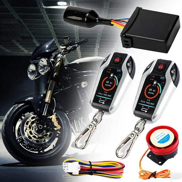 5m automatic sensing bidirectional motorcycle PKE alarm system automatic lock remote unlock-