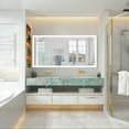 thumbnail image 4 of ANGELES HOME 72"x 36" LED Bathroom Mirror, LED Makeup Mirror for Bathroom, Anti-Fog Vanity Mirror with Lights, 3 Colors Dimmable, Memory Function, Wall Mount Lighted Mirror (Horizontal/Vertical), 4 of 10