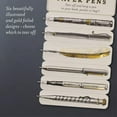 thumbnail image 6 of 2 Sets Fabulously Flat Paper Pens, Flat Paper Bookmark Pens, Multi-Purpose Fabulously Flat Paper Pens for Writing and Marking Pages, Practical Black Ink Double-Sided Ultra-Thin Paper Pen (2pcs), 6 of 7