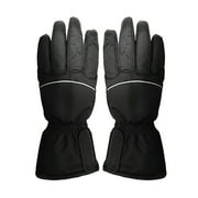 Moonvvin 1 Pair Waterproof Heated Gloves Battery Powered Motorcycle Hunting Winter Warmer Gloves