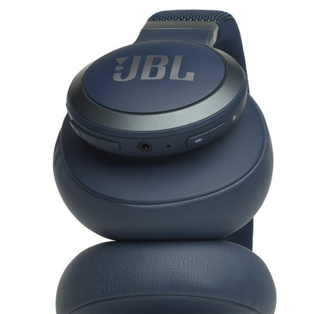 JBL Live 650BTNC - Wireless Over-Ear Noise-Cancelling Headphones - Blue