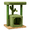 Green, variant on 27" Leopard Print Cat Tree Indoor Cat Activity Tower